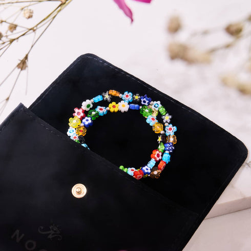 Flower Power | .925 Sterling Silver | Millefiori Wrap